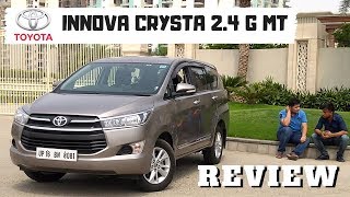 TOYOTA INNOVA CRYSTA 24GReview amp Test Drive INNOVA CRYSTA 2018 [upl. by Elttil]