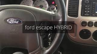 no prende FORD ESCAPE HYBRID 20052008 código P1A10 Powertrain Control Module Engine Disabled [upl. by Attelrahs]