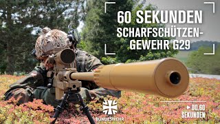 60 Sekunden Das Scharfschützengewehr G29 I Bundeswehr [upl. by Toms]