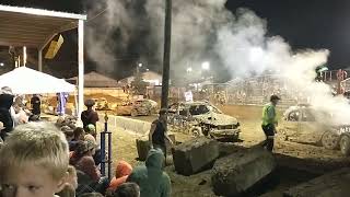 Venango Stock Car Feature 872021 Demolition Derby [upl. by Ecnedac429]