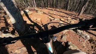 Riding down Pine Mountain East Loop on a hardtail [upl. by Ebby]