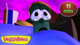 Junior Tells A Lie and Fib Gets Bigger  VeggieTales [upl. by Egdamlat]