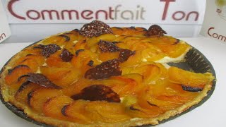 Comment faire une tarte aux abricots simplement  Recette tarte aux fruits [upl. by Kirima]