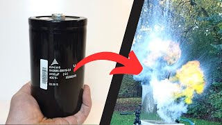 Blowing up BIG capacitors [upl. by Ferdinand]