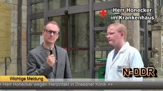 DDR Nachrichten Herr Erich Honecker im Krankenhaus 25 Jahre Mauerfall [upl. by Binky766]