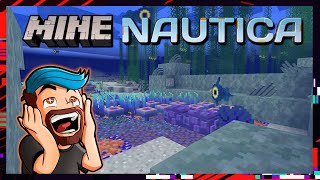 Subnautica mais DANS MINECRAFT  MineNautica CurseForge Mod [upl. by Ardyce688]