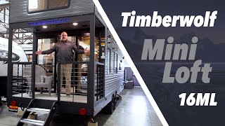 Tiny House Living but in a Camper  Forest River Timberwolf Mini Loft 16ML Tour  Markquart RV [upl. by Llevron]