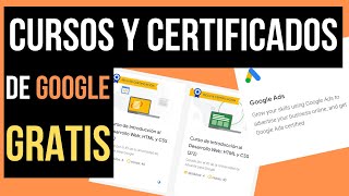 Certificaciones  formación de google gratis 2023 [upl. by Sorazal]