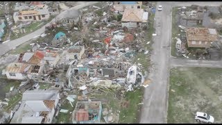 Devastation after IRMA 2017 Drone footage in Barbuda Разрушения после урагана ИРМА на БАРБУДА [upl. by Nary]