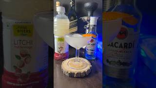 Bacardi lithi cocktail rum bacardi reels drinks bartender asmrvideo recipe liquor daru [upl. by Cynthla]