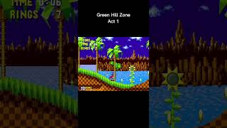 Green Hill Zone Act 1  Sonic The Hedgehog sonic sonicthehedgehog retrogames retrogaming retro [upl. by Lupee515]