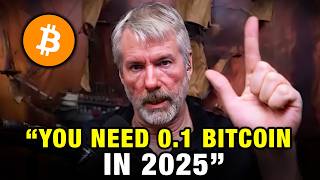 quotYou NEED To Own Just 01 Bitcoin BTC In 2025  Heres WHYquot Michael Saylor 2025 NEW Prediction [upl. by Nol]