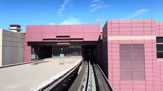 LAS Las Vegas International Airport NV Terminal 1 C Concourse on the Tram 01312024 [upl. by Llezniuq559]