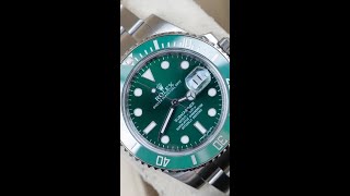 The Rolex 116610LV Submariner Hulk is a stunning Watch [upl. by Yntruoc]