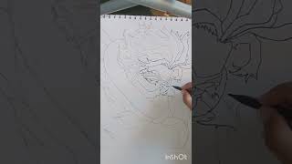 MHA Hawks drawing myheroacademia drawingtutorials shorts [upl. by Croix]