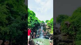 Halali dam water fall and blue water 💧 located by Vidisha 📍waterfall viralvideo halalidam ￼￼ [upl. by Ailefo]