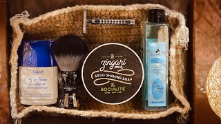 Zingari Man The Socialite Shaving Soap Vlog161DiwasShaves [upl. by Adiari]