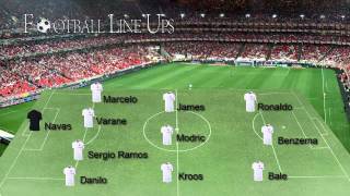 Real Madrid 50 Betis Real Madrid Starting Lineup La Liga 20152016 [upl. by Aivital842]