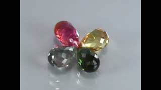 341 CT 4 pcs MULTICOLOR TOURMALINE [upl. by Judie474]