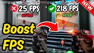 Valorant tutorial  Boost FPS in Valorant UPDATE WAY [upl. by Zola472]