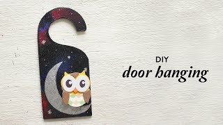 DIY Door Hanger  Door Decor  Home Decorating Ideas [upl. by Boot647]