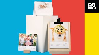 Tischkalender selbst gestalten mit Fotos [upl. by Ymeon]