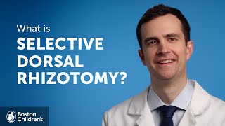 What is selective dorsal rhizotomy  Boston Childrens Hospital [upl. by Hatnamas166]