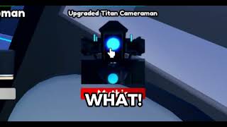 GETTING THE UPGRADED TITAN CAMERAMAN IN A ROW  Toilet Tower Defense [upl. by Aynekal]