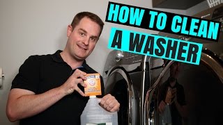 HOW TO CLEAN YOUR WASHING MACHINE  QUICK amp EASY [upl. by Zerla340]