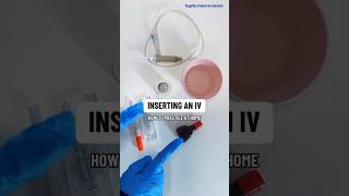 INSERTING AN IV 🏥💉 nursing ivtherapy nurse nursingschool [upl. by Adlecirg924]