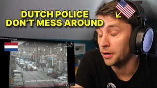 American reacts to Netherlands Police Chase [upl. by Haseefan]