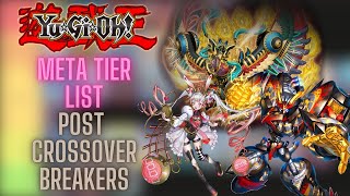 YUGIOH BEST META TIER LIST POST CROSSOVER BREAKERS [upl. by Emelda]