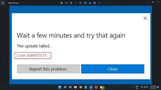 SOLVED Microsoft Store Error Code 0x80073CF3 [upl. by Qahsi]