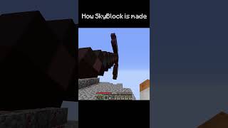 Origins of the SkyBlock minecrafshorts [upl. by Holds]