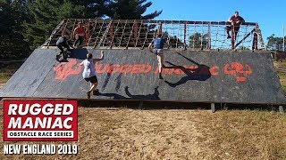 Rugged Maniac 2019 All Obstacles [upl. by Anasiul]