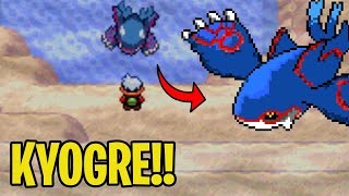 Como Capturar o KYOGRE No Pokémon Emerald [upl. by Alarise]