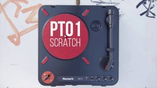 NUMARK  Scratchez où vous voulez avec la platine portable PT01 SCRATCH vidéo de la boite noire [upl. by Jennee]