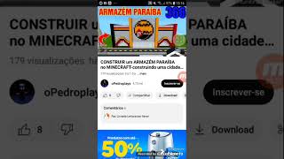 aviso canal falsificado do armazém Paraíba minecraft [upl. by Cliff172]