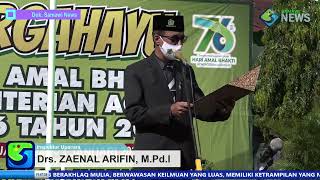 UPACARA HAB KEMENAG RI KE76 DOK SAMAWI NEWS [upl. by Werdna322]