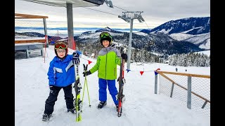 Narty z dziećmi Białka Tatrzańska Małe Ciche Bachledova Dolina Aqua Park Zakopane i Termy Bania [upl. by Rosabella762]