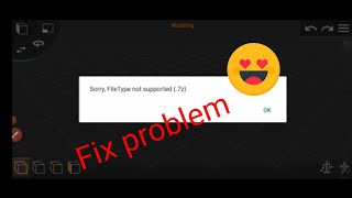 Sorry file type not supported problem in prisma 3d  fix this problem [upl. by Moyers161]