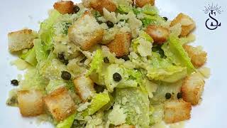 The Original CAESAR SALAD  How To Make Caesar Salad at Home [upl. by Ahcurb]