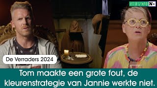 De Verraders 2024 Tom maakte een grote fout de kleurenstrategie van Jannie werkte niet [upl. by Nowd]