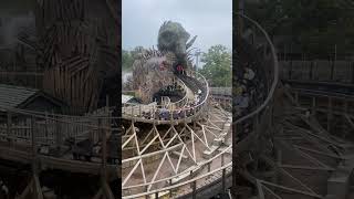 Alton Towers Wicker Man altontowersresort staffordshire wickerman themepark daysout [upl. by Ahsaz793]