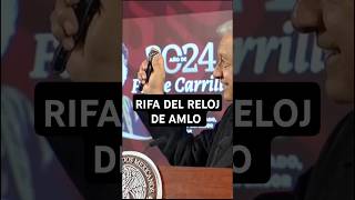 ¿Quién GANÓ😳 AMLO 🔴 entrega RELOJ a PERIODISTA que GANÓ LA RIFA ⌚️ [upl. by Alyl]