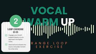 5 min beginner vocal warm up Loop exercise for MezzoSopranos [upl. by Raye]