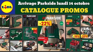 catalogue LIDL Parkside lundi 14 octobre 2024 ✅ Arrivage bricolage parkside 🔥 Promos deals Crivit [upl. by Khajeh]