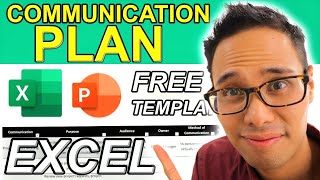 HOW TO CREATE A COMMUNICATION PLAN IN EXCEL amp POWERPOINT  COMMUNICATION PLAN TEMPLATE [upl. by Peppie453]