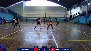 LVQ 2024  SPIKERS VS SEK LOS VALLES U  13 F [upl. by Bohon]