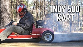 3X Horsepower amp Massive Burnouts  Indy 500 Go Kart Engine Swap [upl. by Sascha]